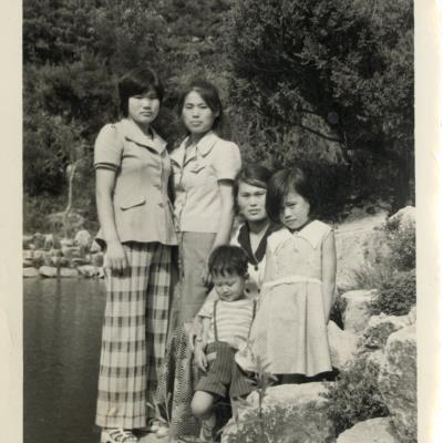 1974년 7월 대구 앞산공원에서