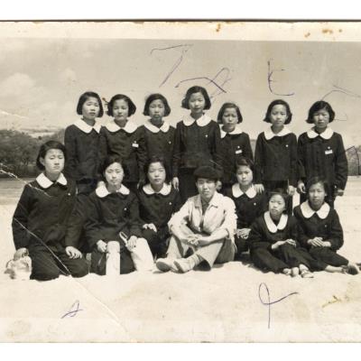 1971년경 영주 영광여중 소풍 사진