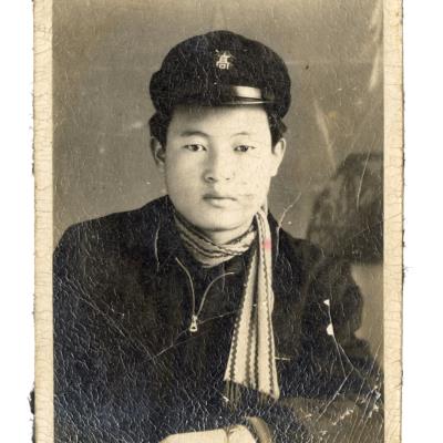 1950년대 고등학생 독사진