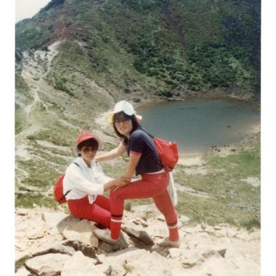 1983년 제주도 한라산 백록담에서