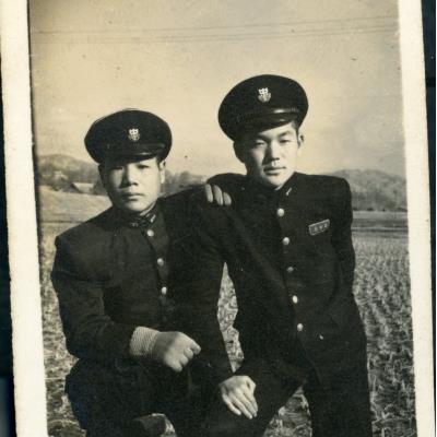 1958년 안동중학교 재학시절 모습