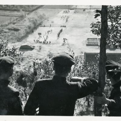 1960년 안동고등학교 뒷산