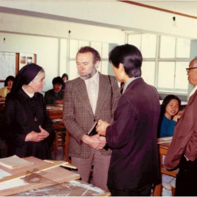 가톨릭 상지대학교 독일 마제리오 장학재단 한국담당자 내교 1978년