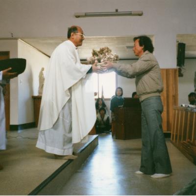 1985년 11월24일 추수감사제 및 농민대회(다인천주교회)