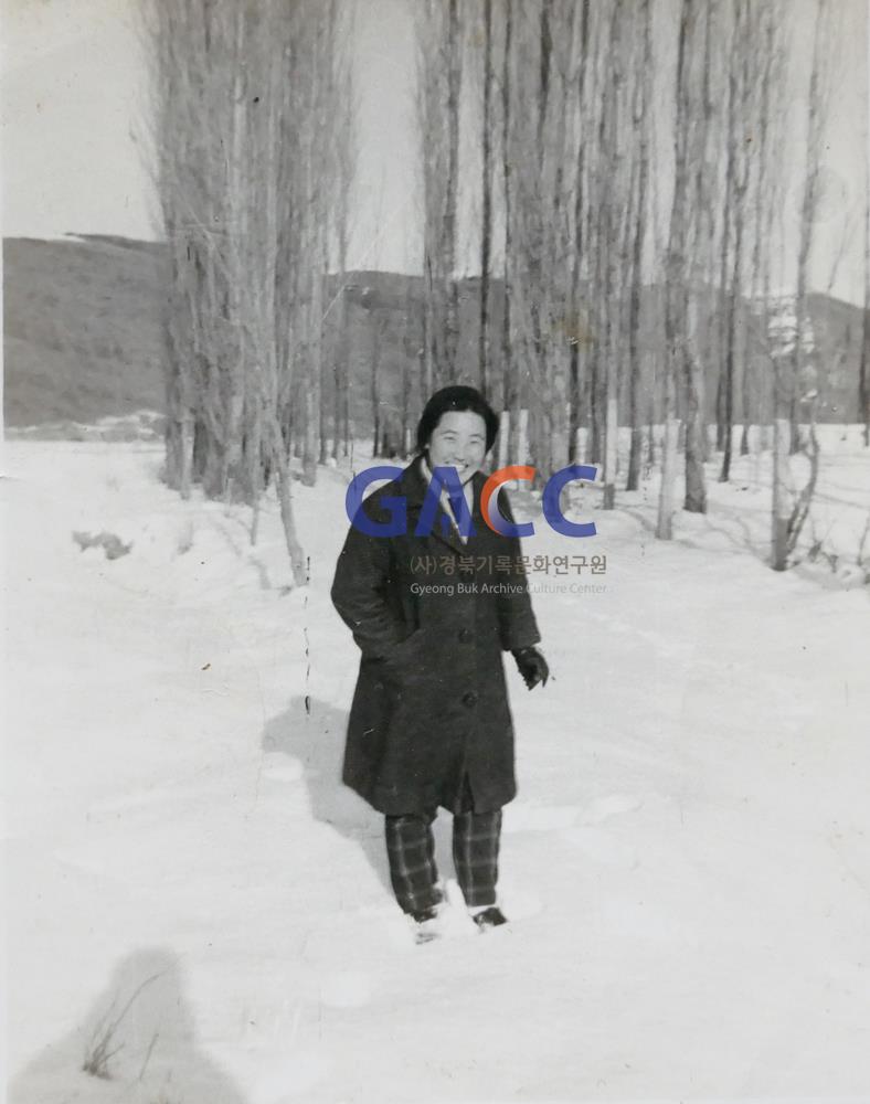 1970년대 안동시 일직면 광연리 권영숙 시인 작은그림