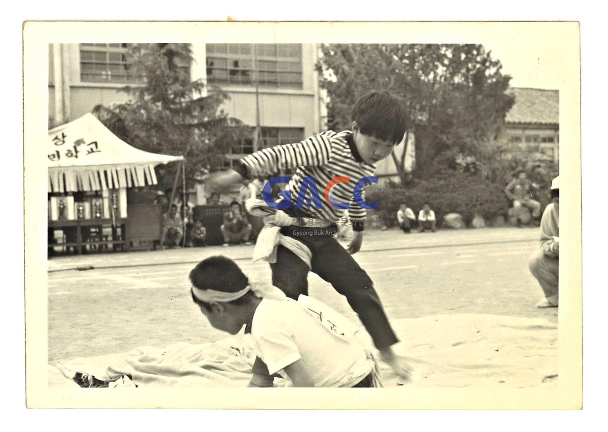 1974년 도리원 초등학교 씨름대회 작은그림