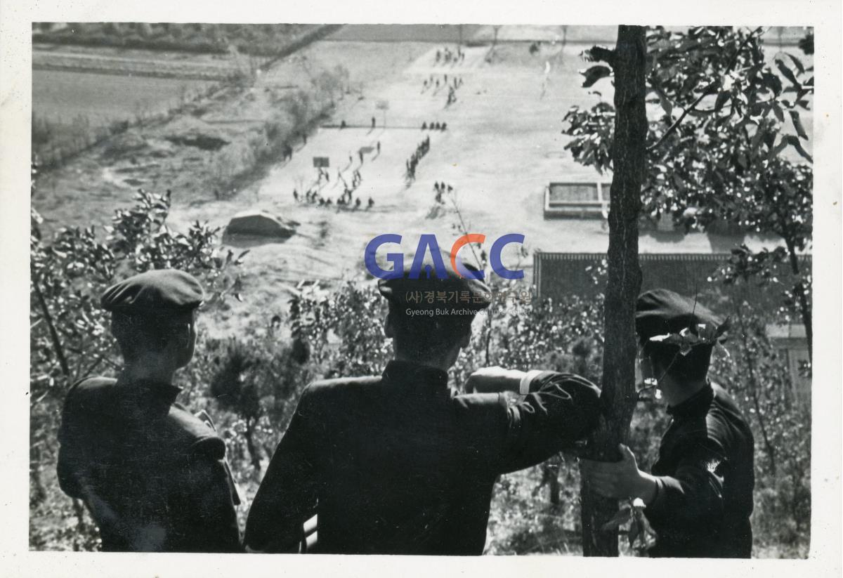 1960년 안동고등학교 뒷산 작은그림