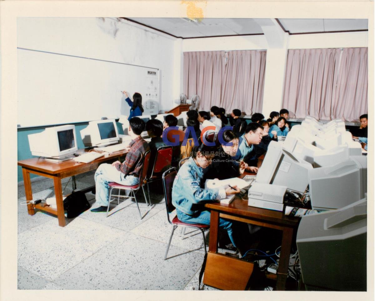 가톨릭 상지대학교 전산정보처리과 수업 1989년 작은그림