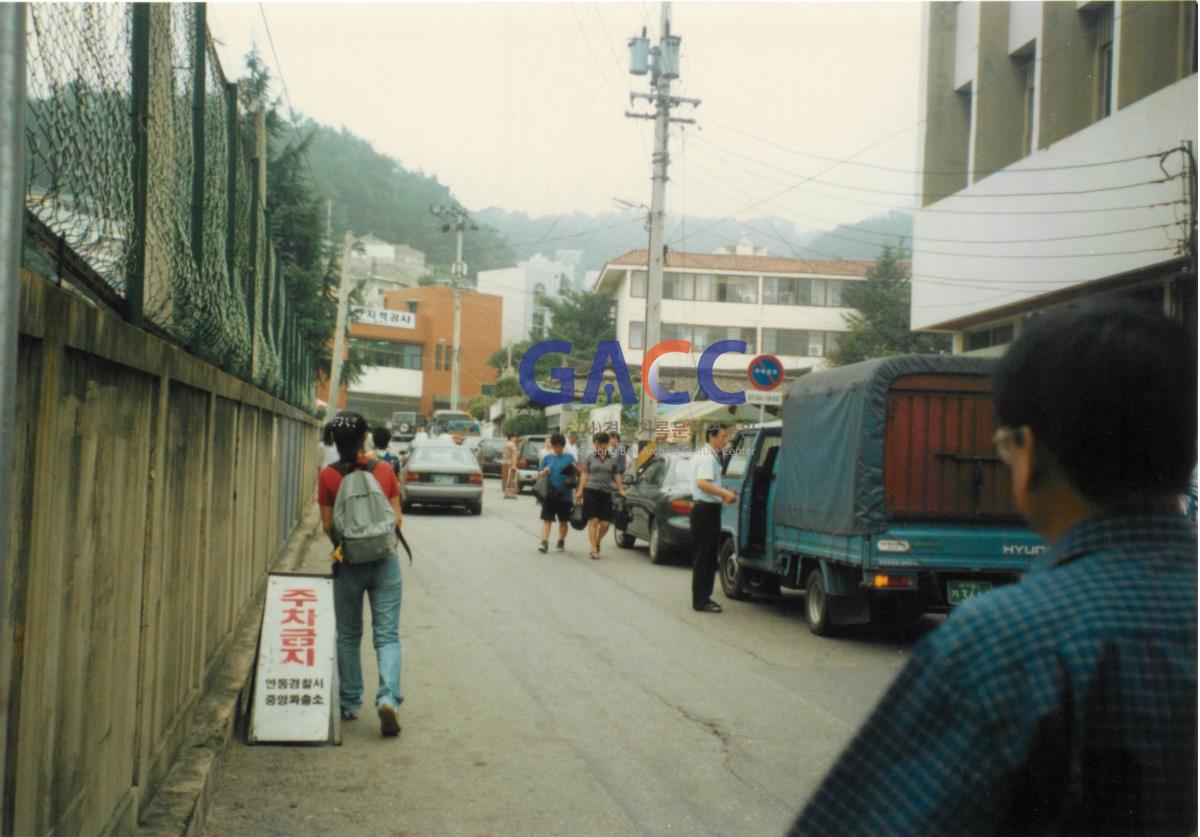 가톨릭 상지대학교 등교길(마리스타 학생회관 - 정문) 1990년대 작은그림