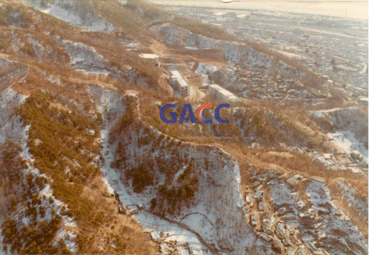 가톨릭 상지대학교 안동시 항공촬영 1981년 1월 작은그림