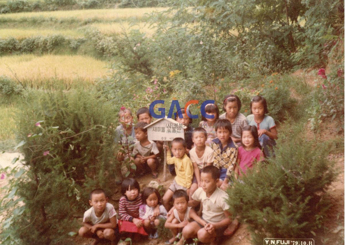 1979년 만운국민학교 새마을꽃동산 작은그림