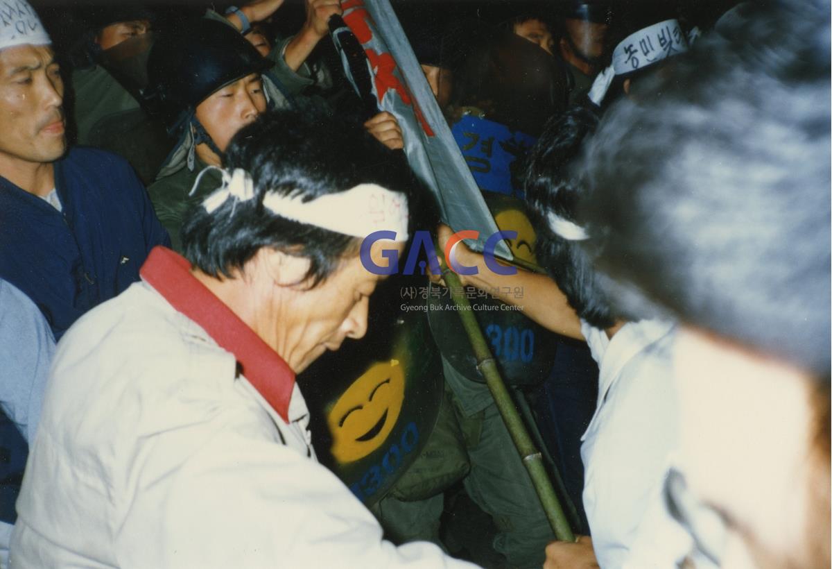 1985년 8월24일 외국농축산물 수입반대(전주대회) 작은그림