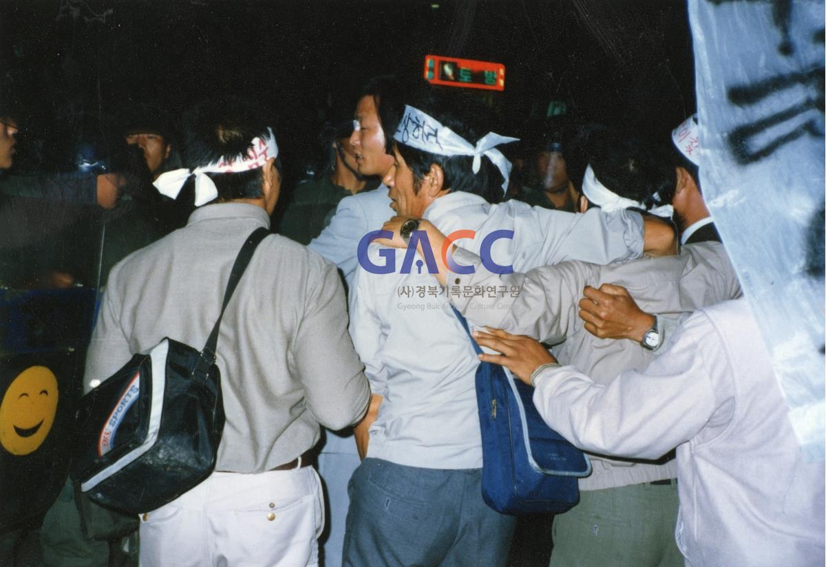 1985년 8월24일 외국농축산물 수입반대(전주대회) 작은그림