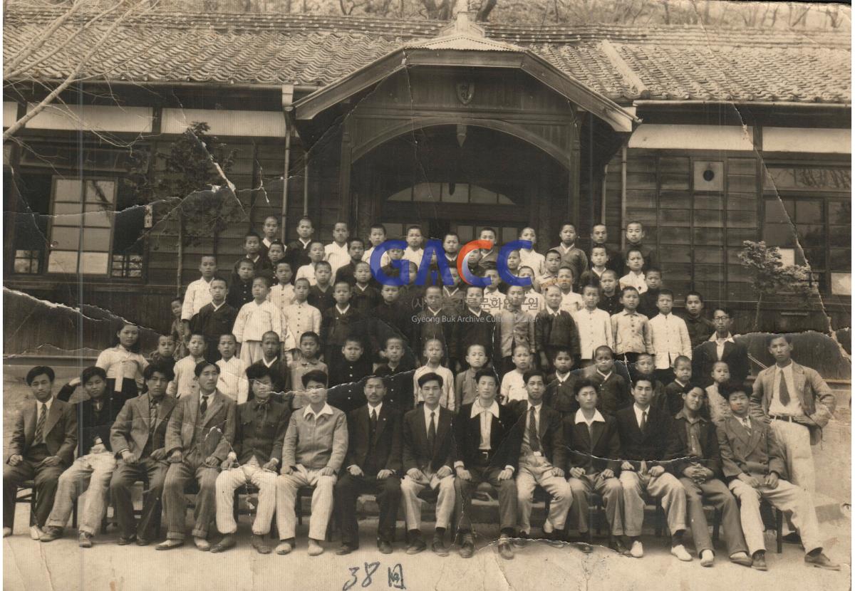 예안초등학교 38회 졸업 1949년 2월 작은그림