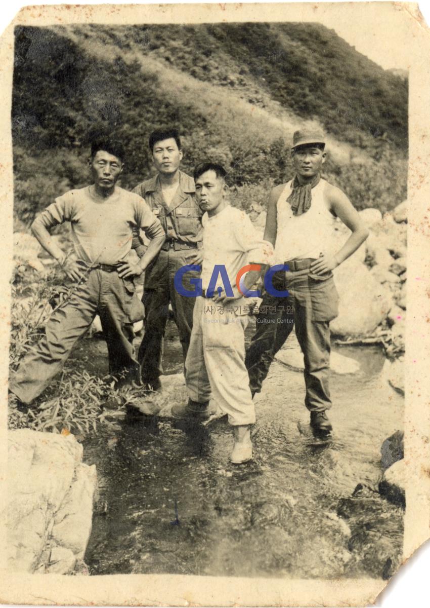 1950년대 초 조탑동 주들 사방공사 후 작은그림