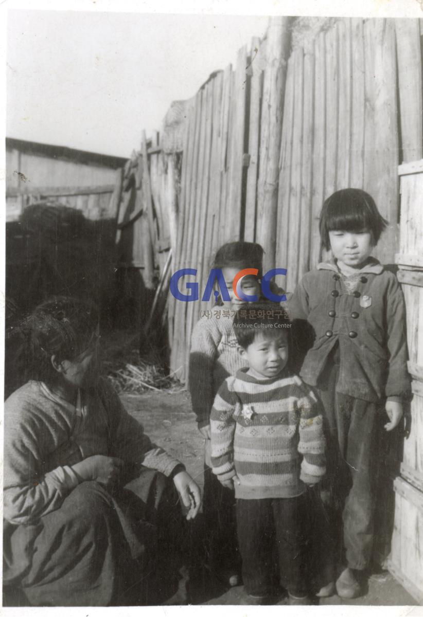 1962년경 안동시내 남부동 우리 집 작은그림