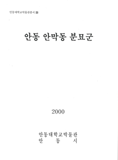 안동대학교박물관총서20 안동 안막동 분묘군